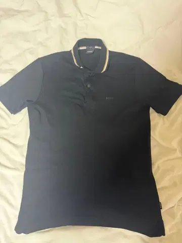 BOSS 블랙 피케 셔츠 S 사이즈