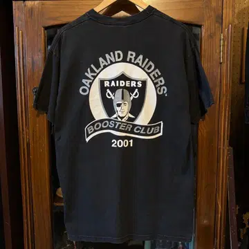 00s Raiders NFL 구제 의류 블랙 /L