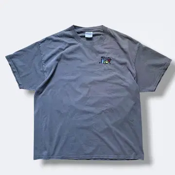 빈티지 Microsoft 기업 T셔츠 그레이 XL 마이크로소프트
