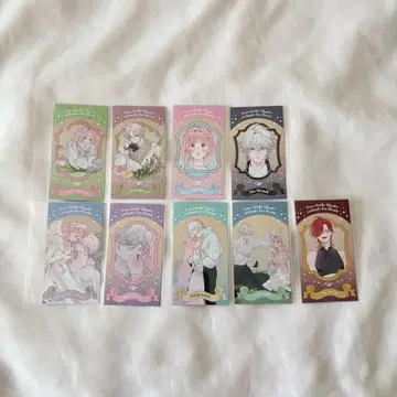 꽃 메테 스텔라 라비 핀 타로풍 채색 카드 컴플리트 세트