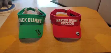 MasterBUNNYEdition과 JackBUNNY 선바이저 2개 세트