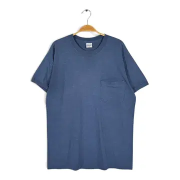 90s 무지T 포켓T 캐나다제 빈티지 티셔츠 싱글스티치 L