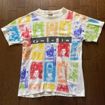 Vtg 1993 Genesis Brockum AOP T-Shirt L