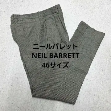 닐바렛 NEIL BARRETT 하운드투스 패턴 슬랙스 팬츠 46