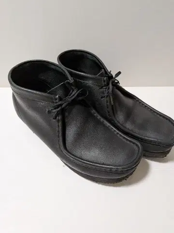 Clarks Wallabees 왈라비 블랙 가죽 27cm