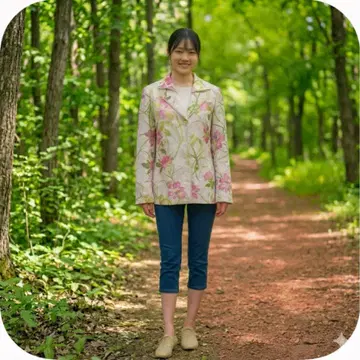[ 메르헨88 ] 플라워 프린트 자켓