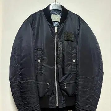 3] 13AW 언더커버 본 레더 패치 MA-1 자켓 | 브랜드 중고거래 플랫폼