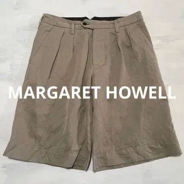 MARGARET HOWELL 린넨 코튼 숏팬츠