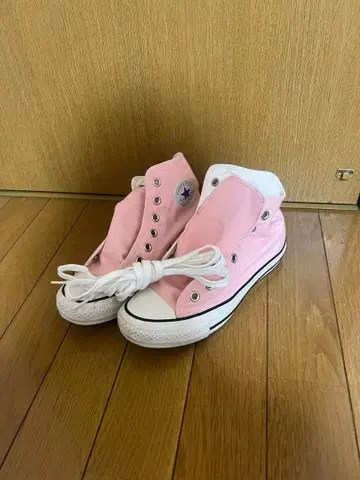 컨버스 하이컷 스니커즈 핑크
