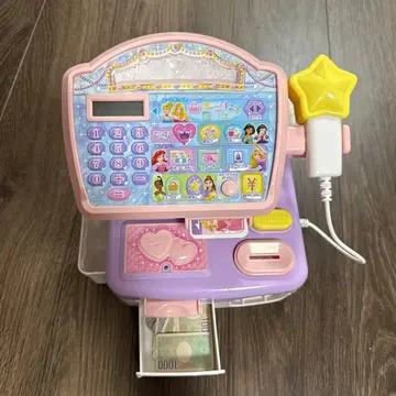 디즈니 프린세스 반짝반짝 스캔 계산대 레지 완구 일부 결품 있음