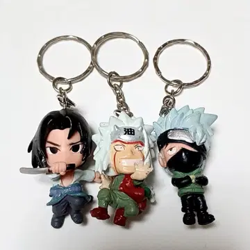 NARUTO 나루토 피규어 키링 3종 세트