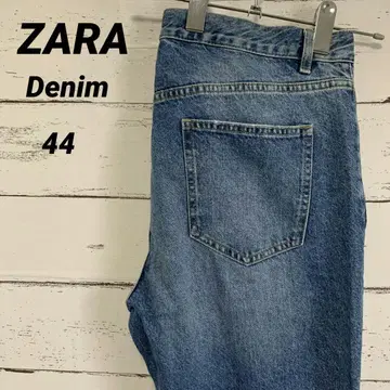 ZARA 자라 라이트 블루 데님 팬츠 버튼 플라이 청바지 44