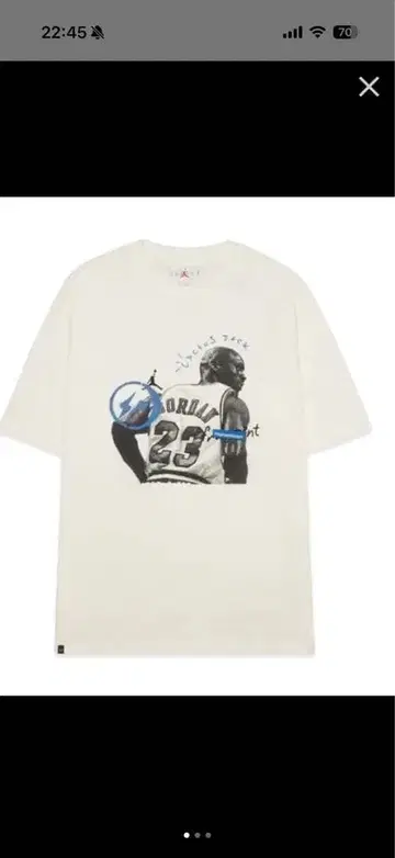 fragment design Michael Jordan 셔츠