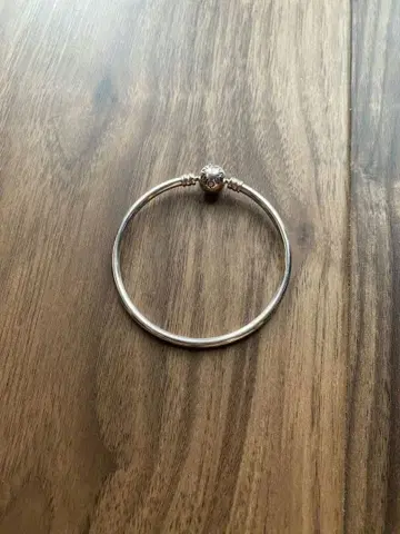 PANDORA 뱅글 팔찌 실버 17cm 정품