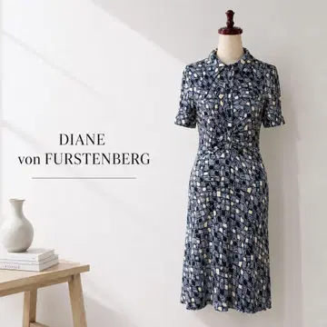 44 새상품급 DIANE von FURSTENBERG 스트레치 원피스
