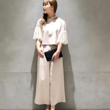 RayBEAMS 포멀 레이스 팬츠 결혼식 베이지 셋업