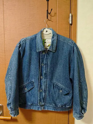 짧은 기장! y2k 빅 존 90s 데님 보아 자켓