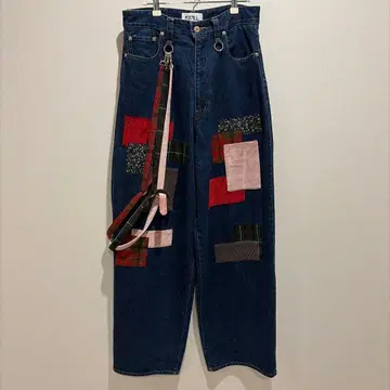 KIDILL 24AW 패치워크 데님 팬츠