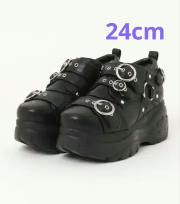 [ YOSUKE ] 통굽 3벨트 하드 스니커즈 24.0cm