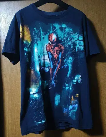 Marvel 공식 빈티지 스파이더맨 T셔츠