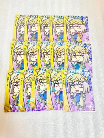 fgo 오베론 축구 카드 세트