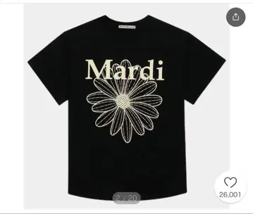 Mardi 플라워 T셔츠