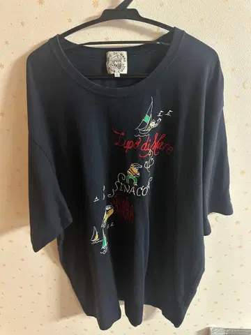 SINA COVA LUPO DI MARE 자수T셔츠 LL