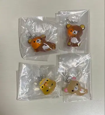 가챠가챠 메지루시 액세서리 리락쿠마 클리어 마스코트 참