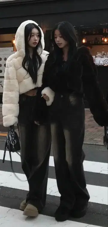 emmy 컬러 워싱 데님 팬츠 한국 스트릿