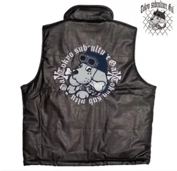 GALFY x WARP FAUX LEATHER VEST 인조 가죽 베스트