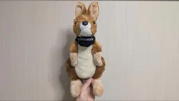 캥거루 봉제 인형 반다나 포함