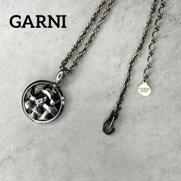 GARNI 가르니 라운드 꼬임 디자인 실버 목걸이 후크 체인