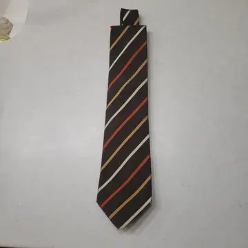 SCABAL 넥타이 스트라이프 패턴 다크 브라운