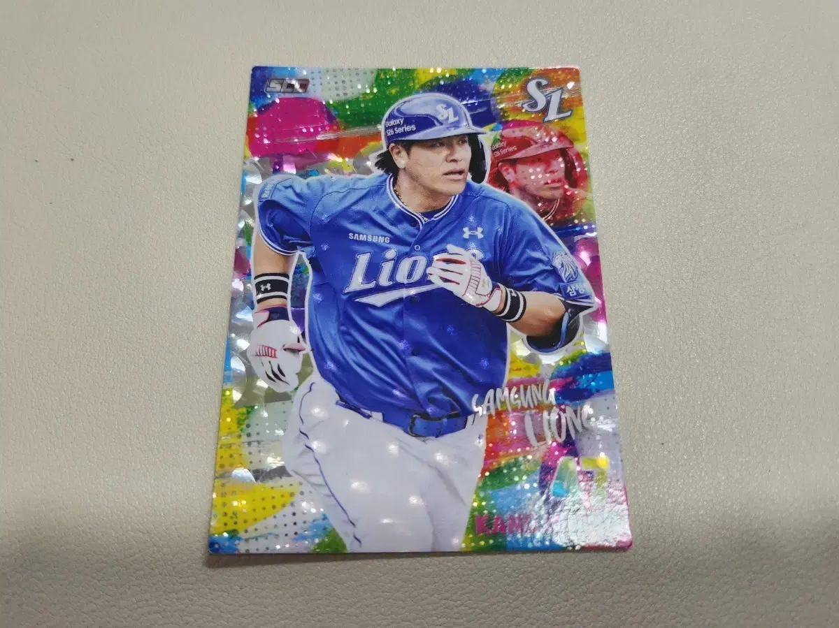 2026 KBO 삼성 라이온즈 강민호 홀로 패러렐 오토 카드
