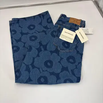 미사용 새상품 maridenim 플라워 패턴 데님 marimekko
