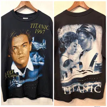 90's TITANIC 티셔츠 타이타닉 XL BOOTLEG 부트