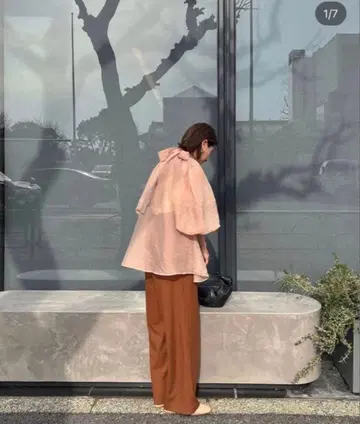 [ CLANE ] BALLON SHEER PUFF TOP 베이지