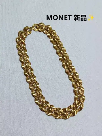 z102 MONET 골드 목걸이 반지 새상품