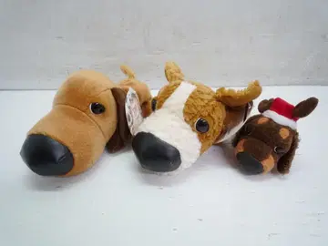 THE DOG 축 늘어진 봉제 인형 외 3체 닥스훈트 웰시코기
