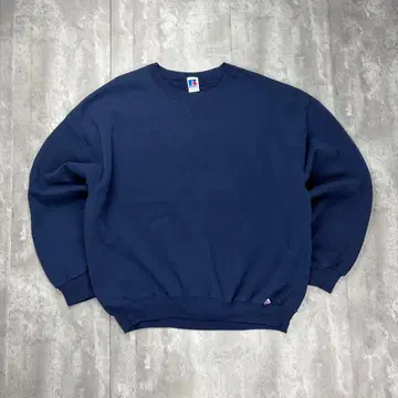 러셀 멕시코제 90s 무지 맨투맨 네이비 2XL 6788