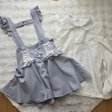 Kitty Ballet 블라우스 스커트 셋업 양산형 지뢰계