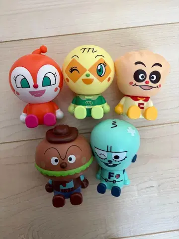 호빵맨 커다란 호빵맨 마스코트 5개 세트