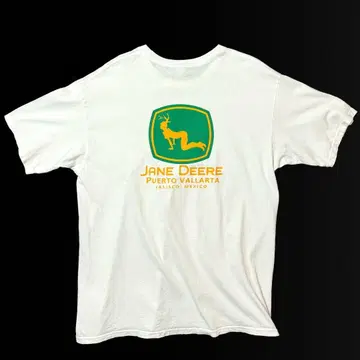 2000's JANE DEERE John Deere 패러디 T셔츠