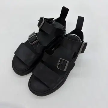 닥터마틴 샌들 가죽 블랙 샌들 24cm 38 UK5