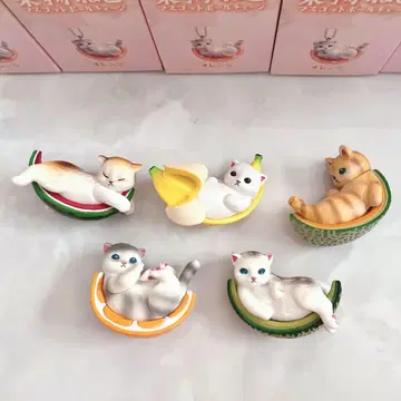 mofusand 모프 샌드 과일 고양이 피규어 컴프 세트