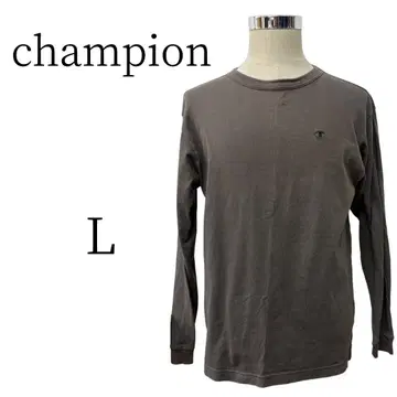 새상품급 champion 챔피온 다크 브라운 긴팔 론T L