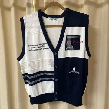 Mumsingwear 골프 버튼 니트 베스트 LL