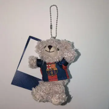 [ 새상품 ] FC 바르셀로나 베어 체인 키링 봉제 인형