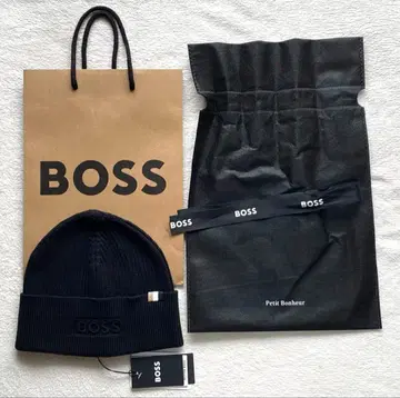 BOSS 니트 모자 비니 HUGO BOSS 휴고보스