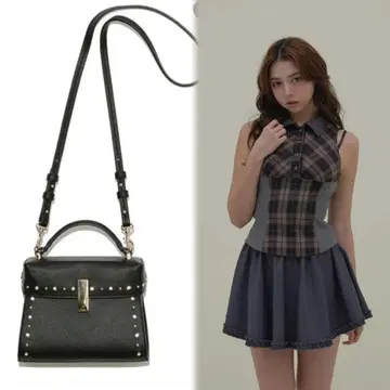ANDMARY CELFORD Ella 체크 세트업 뤼탕 블랙